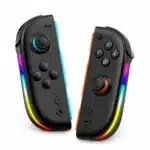 2 Joy-Con Nintendo Switch RGB à effet Hall, double vibration et turbo