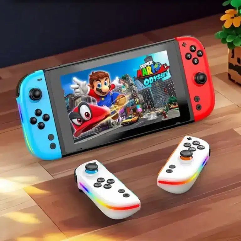 2 Joy-Con Nintendo Switch RGB à effet Hall, double vibration et turbo