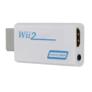 Adaptateur HDMI Wii sortie audio jack 3.5 mm - Blanc