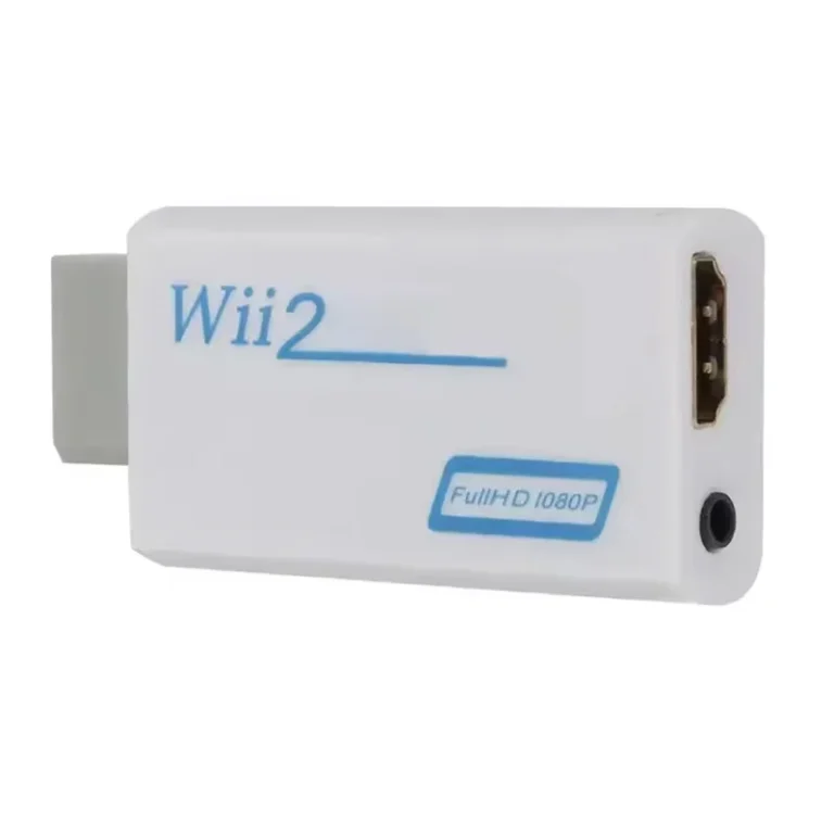 Adaptateur HDMI Wii sortie audio jack 3.5 mm - Blanc