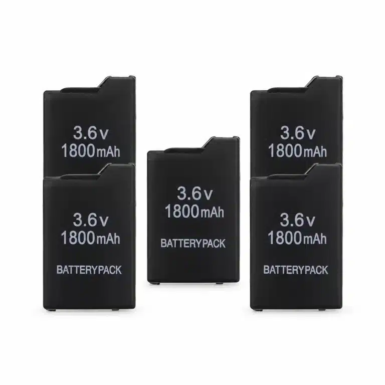 Batterie PSP 1000 1800 mAh rechargeable - 5x Batteries