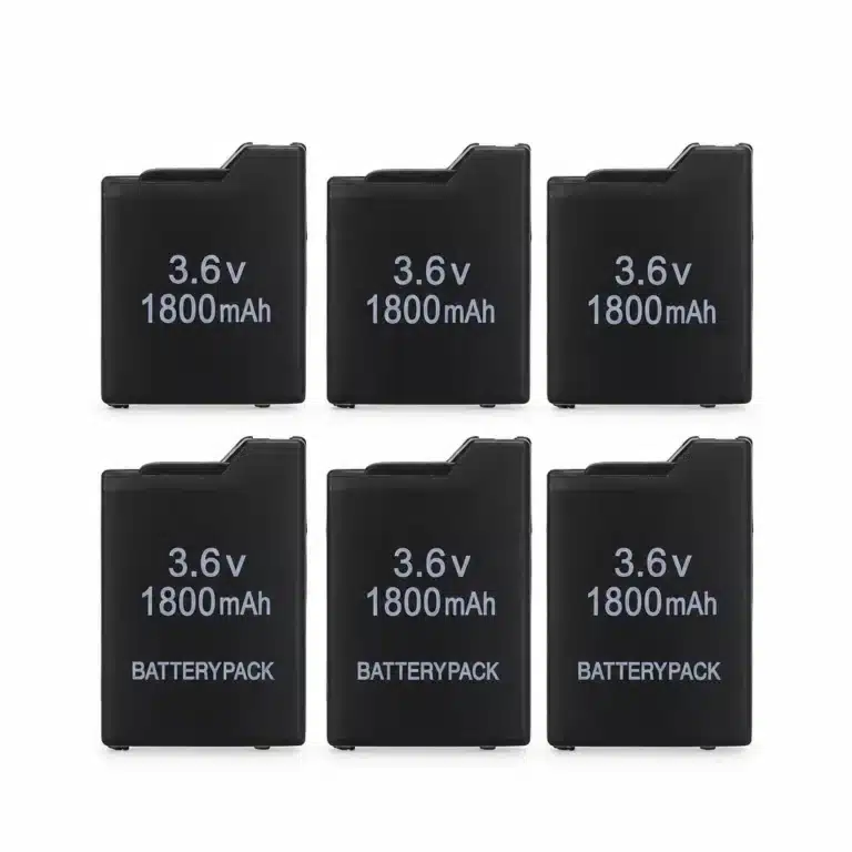 Batterie PSP 1000 1800 mAh rechargeable - 6x Batteries