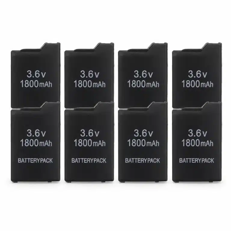 Batterie PSP 1000 1800 mAh rechargeable - 8x Batteries