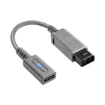 Câble alimentation Wii USB-C PD 65 W 12 cm voyant LED