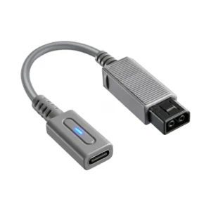 Câble alimentation Wii USB-C PD 65 W 12 cm voyant LED