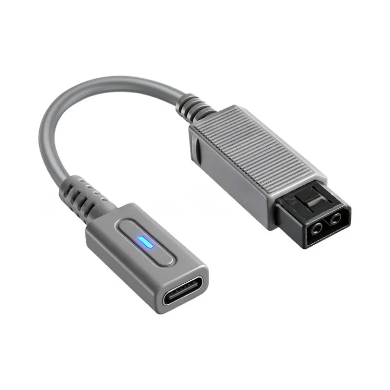 Câble alimentation Wii USB-C PD 65 W 12 cm voyant LED