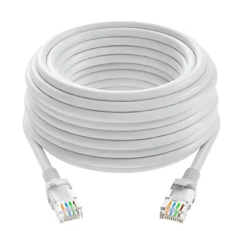 Câble LAN PS3 Ethernet Cat6 RJ45 1000 Mbps - Blanc 0,5 m
