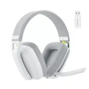 Casque Bluetooth PS5 sans fil 2.4 GHz micro - Blanc