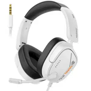 Casque gamer PS5 léger 250 g jack 3.5mm micro unidirectionnel
