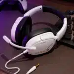 Casque gamer PS5 léger 250 g jack 3.5mm micro unidirectionnel
