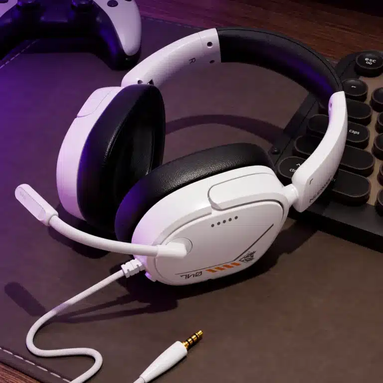 Casque gamer PS5 léger 250 g jack 3.5mm micro unidirectionnel