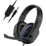 Casque PS4 micro filaire jack 3.5mm réglage volume