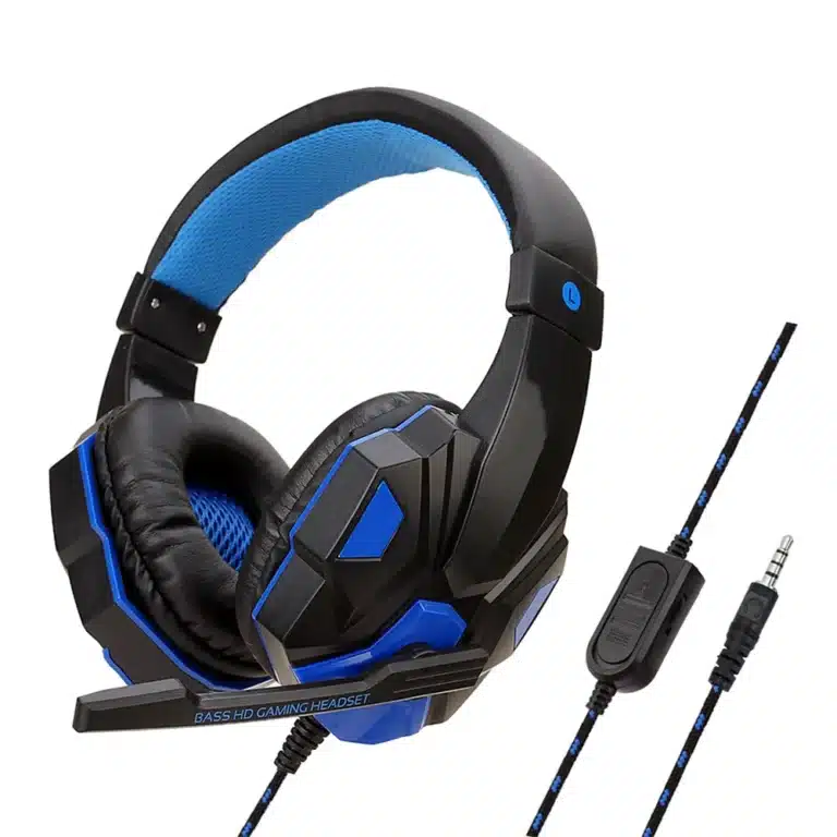 Casque PS5 filaire jack 3,5 mm avec micro antibruit - Noir
