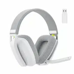 Casque sans fil PS4 Bluetooth et dongle 2.4 GHz avec micro - Blanc