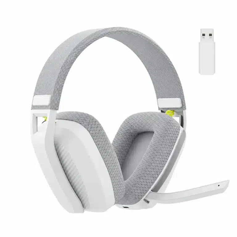 Casque sans fil PS4 Bluetooth et dongle 2.4 GHz avec micro - Blanc