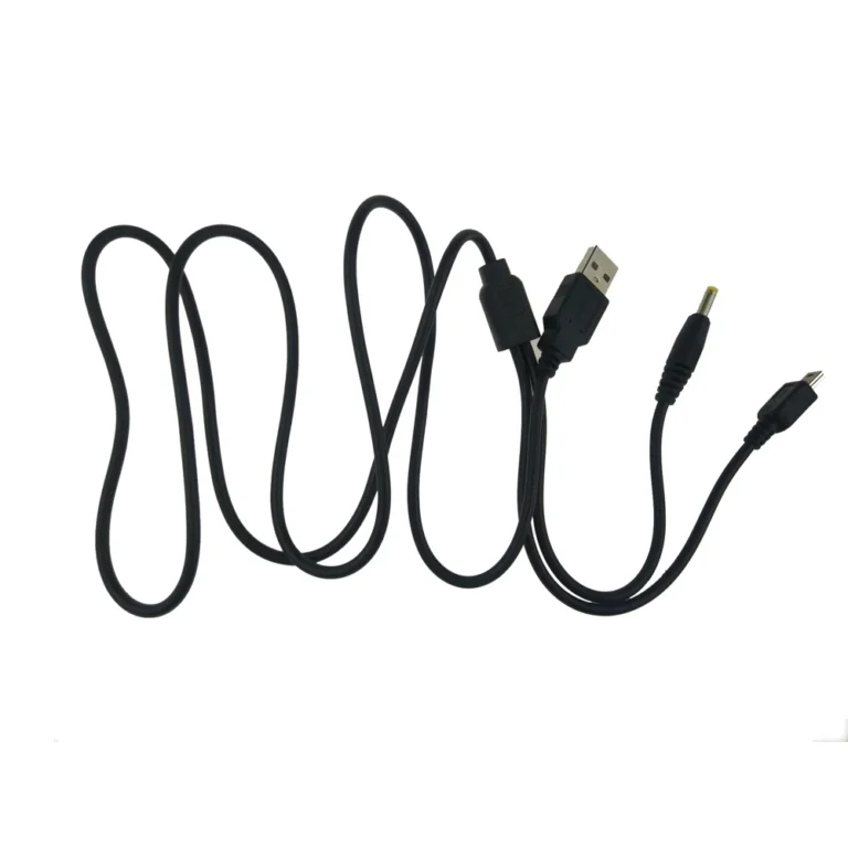 Chargeur PSP USB câble 2 en 1 charge données PSP 1000 2000 3000
