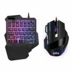 Clavier souris Switch une main RGB 3200 DPI - Clavier-souris seul