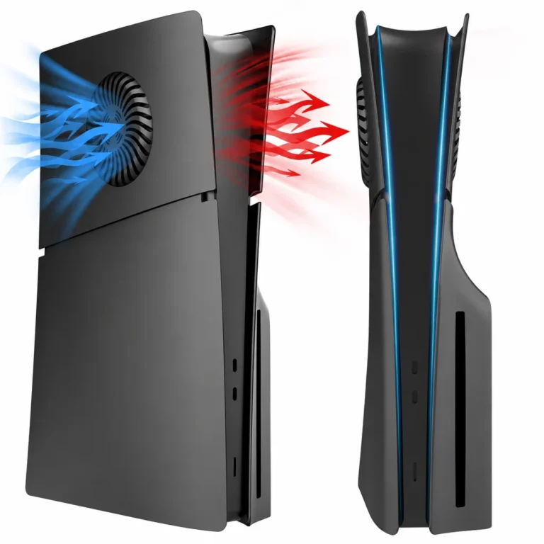 Coque PS5 Slim édition disque ABS aérations