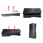 Coque PS5 Slim édition disque ABS aérations
