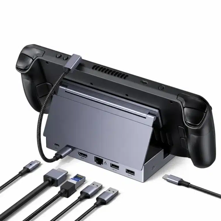 Dock USB-C 6 en 1 HDMI 4K 120Hz Steam Deck / ROG Ally / Legion Go