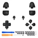 Kit boutons gâchettes manette PS5 eXtremeRate BDM-030 à 060 - Noir