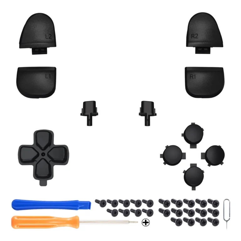 Kit boutons gâchettes manette PS5 eXtremeRate BDM-030 à 060 - Noir