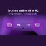 Touches arrière M1 et M2 de la manette PS4 personnalisable
