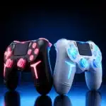Manette PS4 sans fil Bluetooth, gyroscope 6 axes et pavé tactile