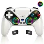 Manette PS5 personnalisable sans fil programmable macro turbo - Blanc