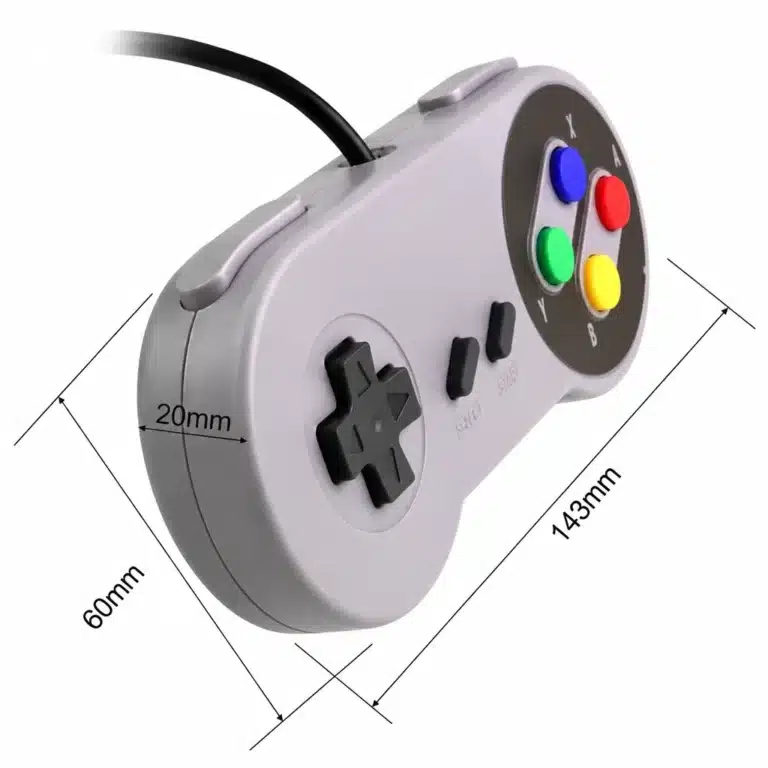 Manette SNES remplacement console 16 bits