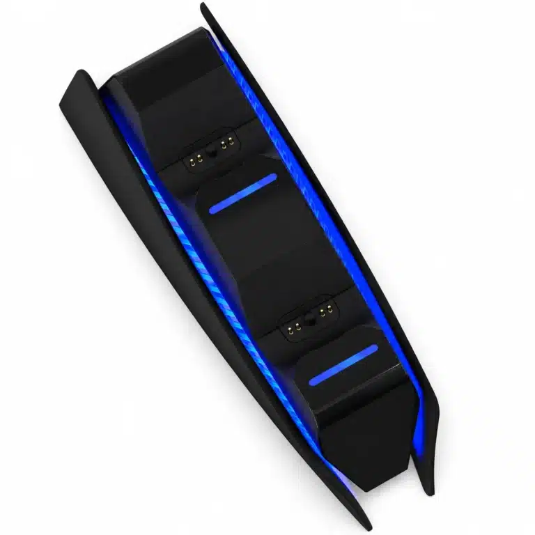 Station de charge manette PS5 double USB-C pour DualSense - Noir