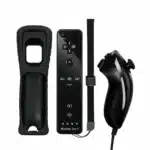 Télécommande Wii 2 en 1 Nunchuk Motion Plus Wii U - Noir · version 1