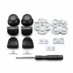 Touches et gâchettes manette PS5 L1 R1 L2 R2 avec tournevis - PS5 V1.0 noir