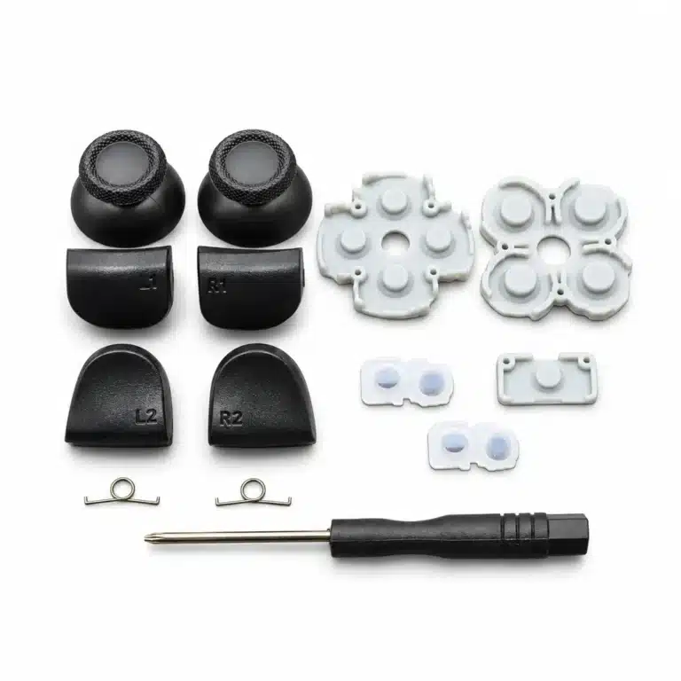 Touches et gâchettes manette PS5 L1 R1 L2 R2 avec tournevis - PS5 V1.0 noir